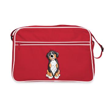 Bouvier bernois - Sac Retro - rouge/blanc - Devant