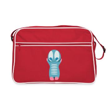 Cute kawaii figure - Retro Bag - red/white - Front