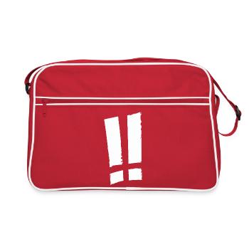 Statement - Retro Tasche - Rot/Weiß - Vorne
