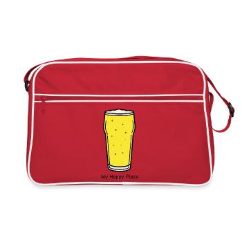 Golden Draft Pint Graphic - Retro Bag - red/white - Front