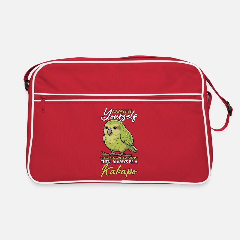 Sei immer du selbst, Kakapo Neuseeland Retro Tasche