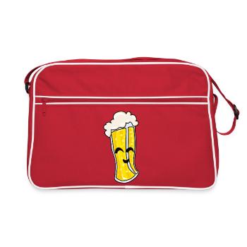 Beer joy - Sac Retro - rouge/blanc - Devant