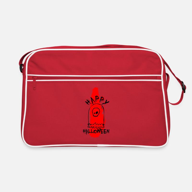 Halloween No.7 (Grab/tomb) - Farbe/colour Retro Tasche