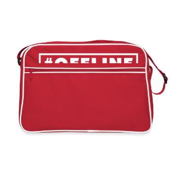 #OFFLINE - Retro Tasche - Rot/Weiß - Vorne