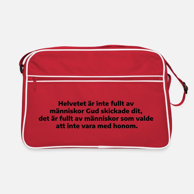 Menschliche Wahl Retro Tasche
