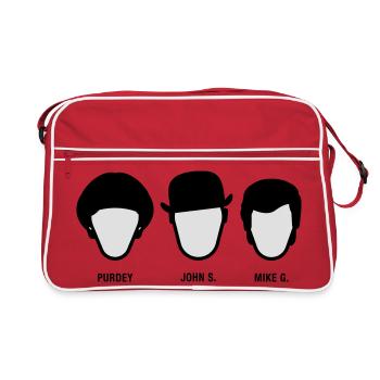 Chapeau Melon (S-05-P-JS-MG) - Sac Retro - rouge/blanc - Devant