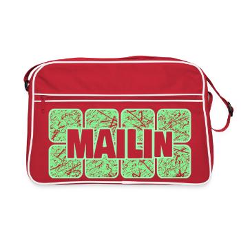 Mailin - Retro Tasche - Rot/Weiß - Vorne