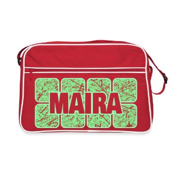 Maira comme prénom - Sac Retro - rouge/blanc - Devant
