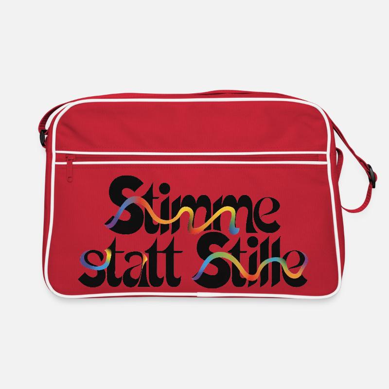 Motif de déclaration sympa pour un courage plus civilisé Sac Retro
