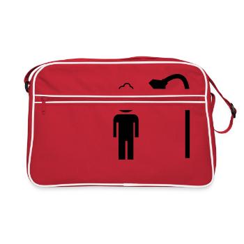 have a shower - Retro Bag - red/white - Front