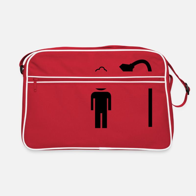 duschen Retro Tasche