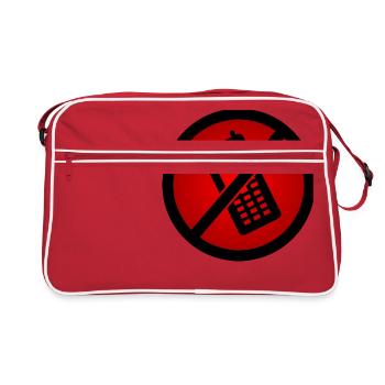 Forbidden phone :) - Retro Bag - red/white - Front