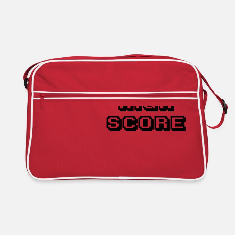 Arcade High Score black - Retro Bag - red/white