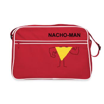 Nacho Man Macho Muscles Gift Gift Idea - Retro Bag - red/white - Front