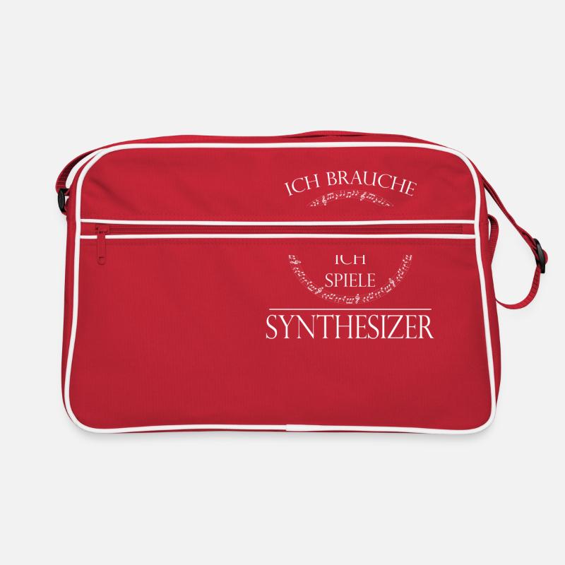 Synthesizer Instrument Geschenk Retro Tasche
