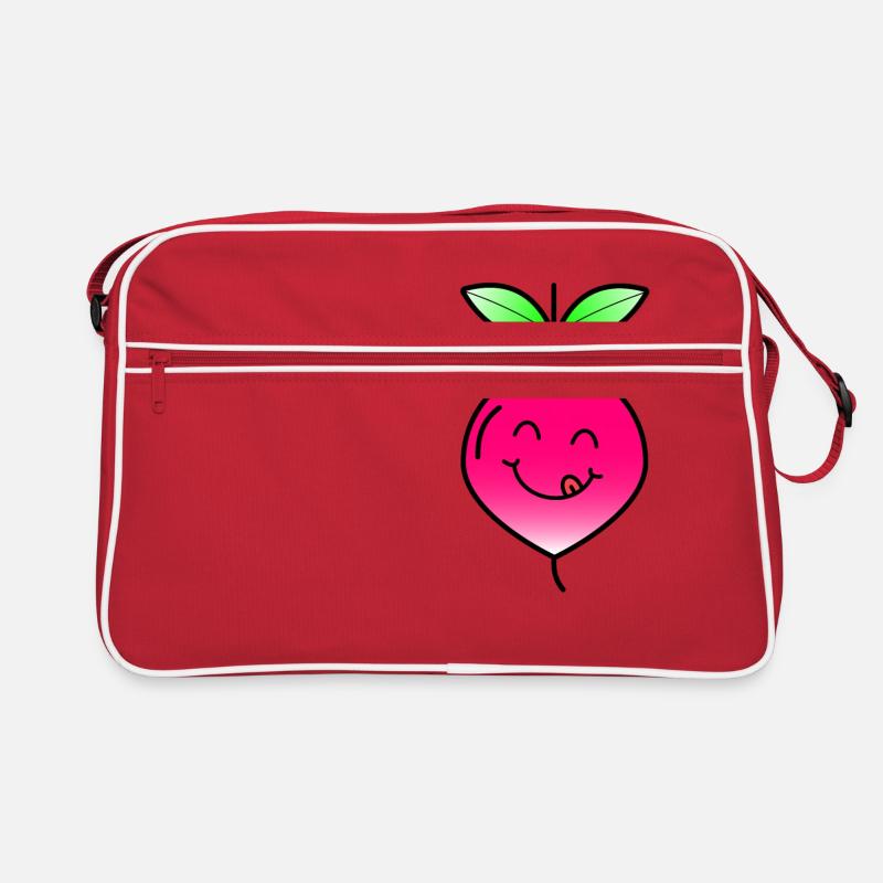 Radieschen Gemüse Gesund Essen Geschenk Idee Retro Tasche