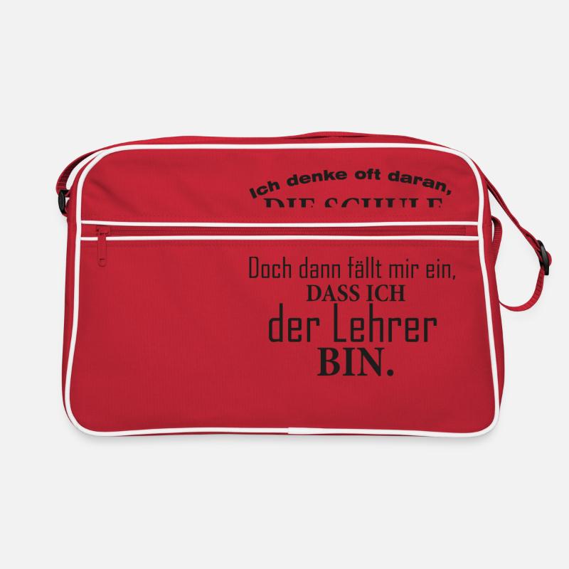 Lehrer Retro Tasche