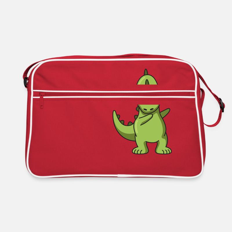 Dino dabbing cadeau hip hop danse danse trex Sac Retro