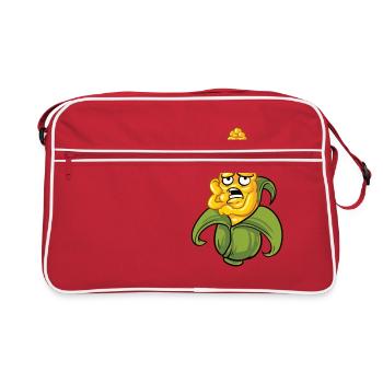 Funny Corncob Gluten Free Celiac Gift - Retro Bag - red/white - Front