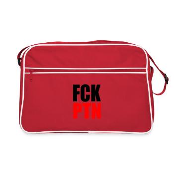 Fck ptn - Sac Retro - rouge/blanc - Devant
