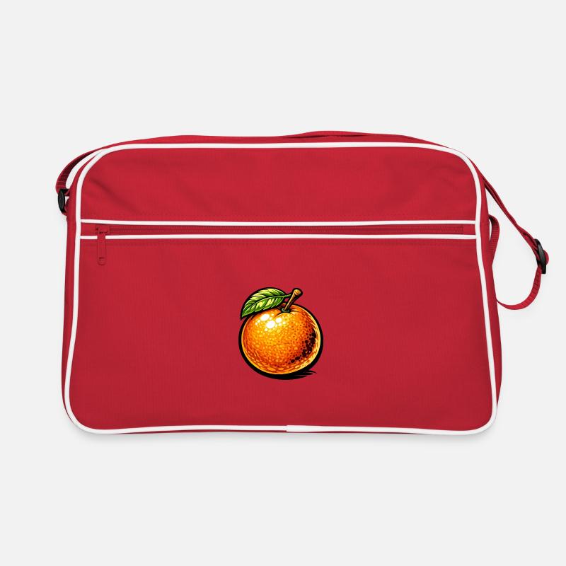 Comic Orange – Fruity Illustration Design 🍊 Retro Bag