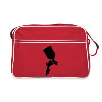Airbrush - Retro Bag - red/white - Front