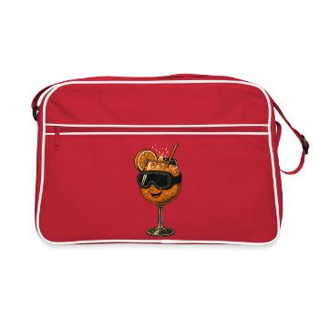 Ski Goggles Cocktail - Retro Bag - red/white - Front