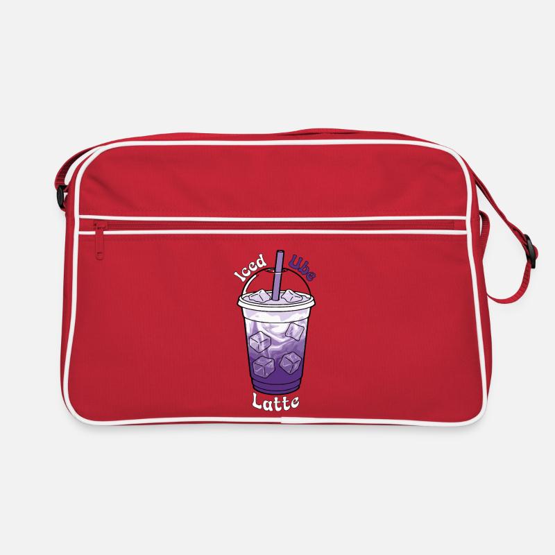 Latte Ube glacé Sac Retro