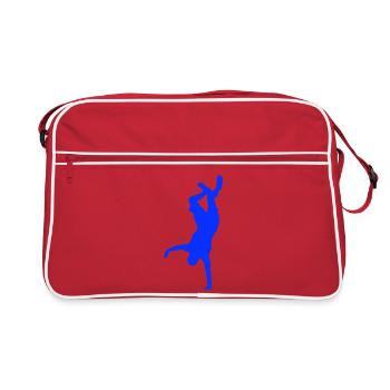 Breakdance Freeze - Retro Bag - red/white - Front