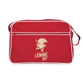 Lénine Vit - Sac Retro - rouge/blanc - Devant
