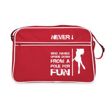 Pole danse femme cadeau - Sac Retro - rouge/blanc - Devant