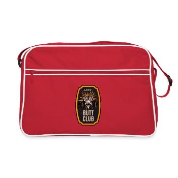 Lazy Butt Club - Retro Bag - red/white - Front