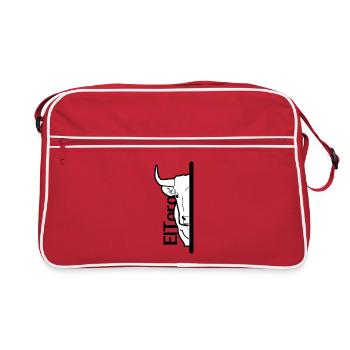 taureau caché - Sac Retro - rouge/blanc - Devant