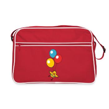 Balloon Chick - Retro Tasche - Rot/Weiß - Vorne