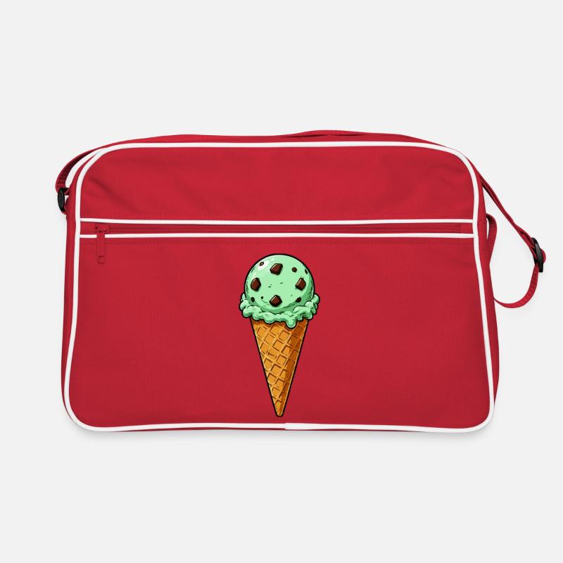 Culasse de glace menthe chocolat Sac Retro