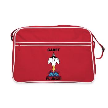 Gannet Loon Sea Plunge Gannet - Retro Bag - red/white - Front