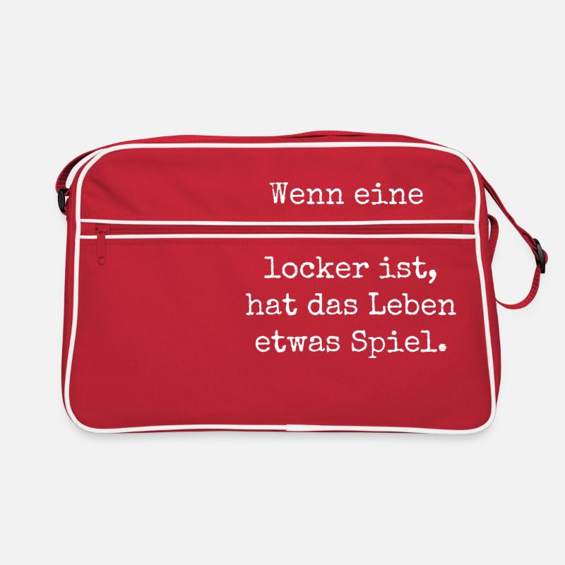 Wenn Schraube locker ist hat Leben etwas Spiel Retro Tasche