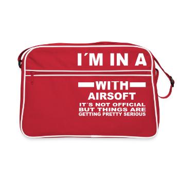 relationship with AIRSOFT - Retro Bag - red/white - Front