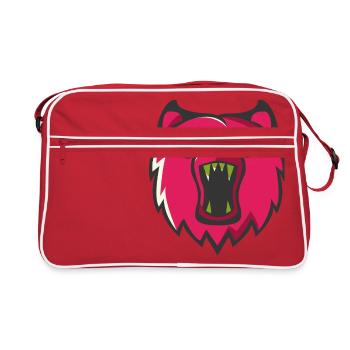 Bear - Retro Bag - red/white - Front