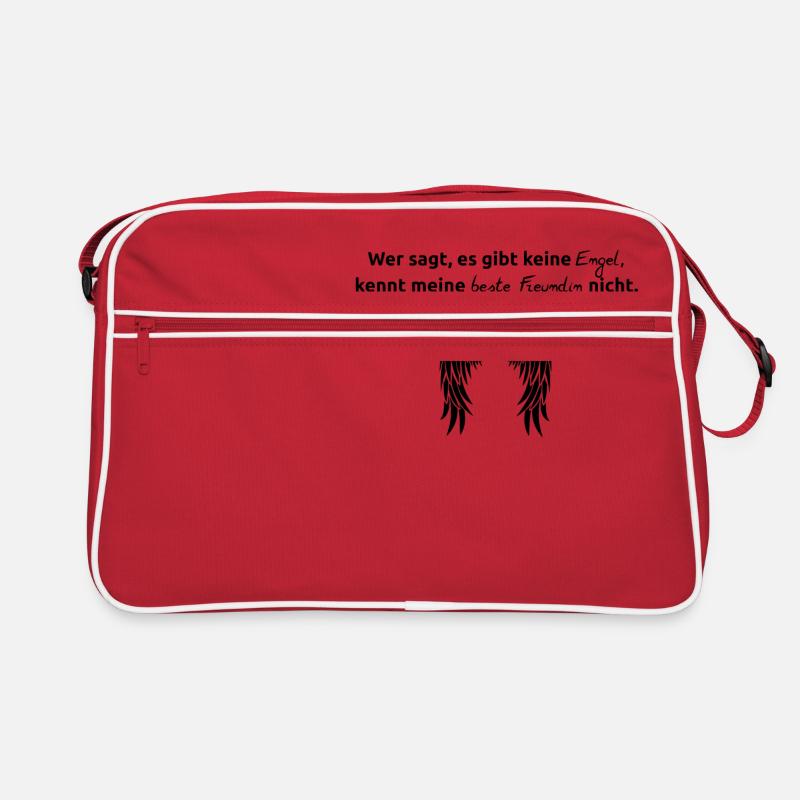 Beste Freundin Engel Geschenk Retro Tasche