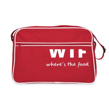 WTF Food - Retro Bag - red/white - Front