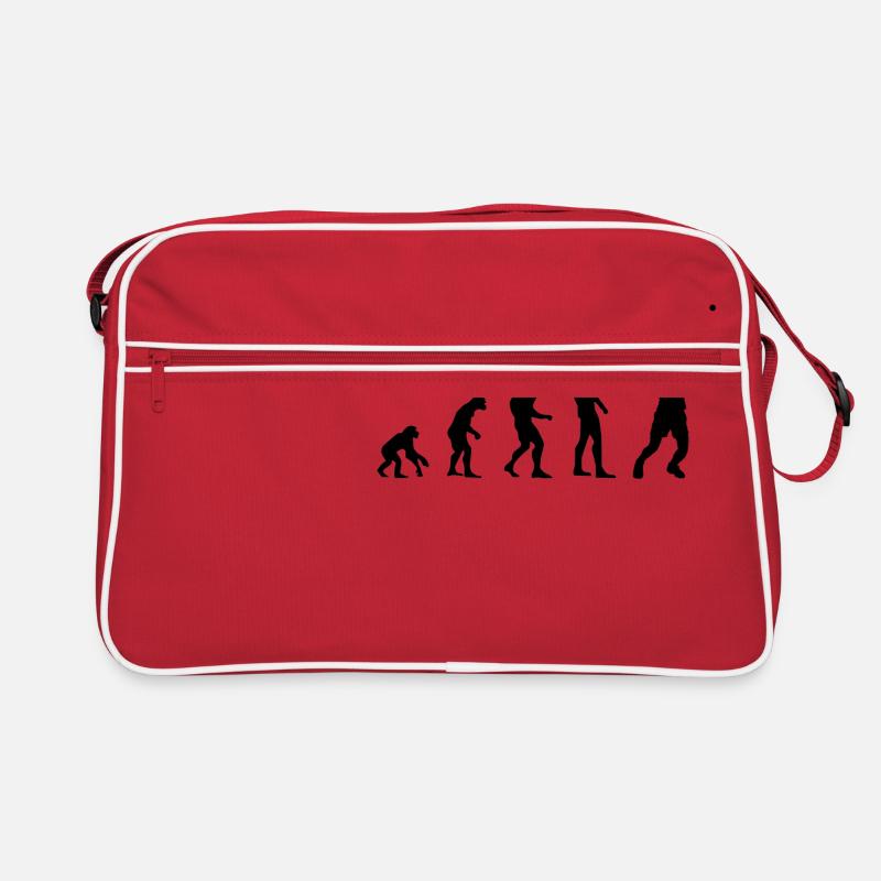 Tennis Evolution - Retro Tasche - Rot/Weiß