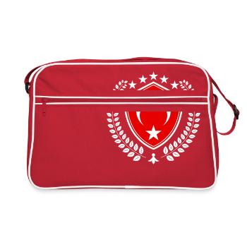 Türkei - Retro Tasche - Rot/Weiß - Vorne