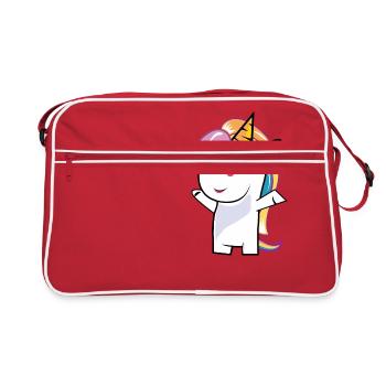 Unicorn cut - Retro Bag - red/white - Front