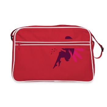 violet fairy 2 - Retro Tasche - Rot/Weiß - Vorne