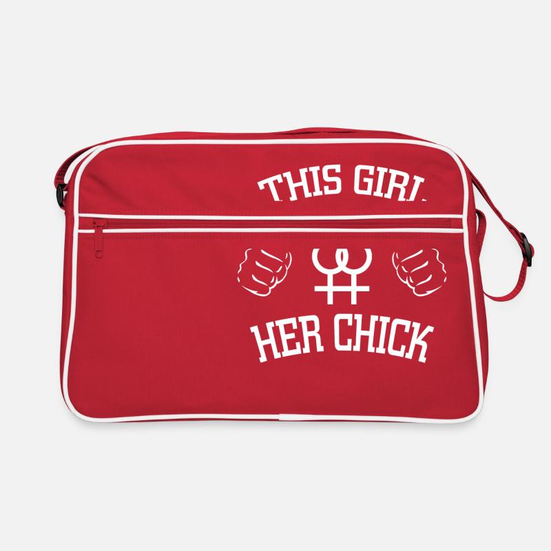 This Girl Loves Her Chick Retro Bag