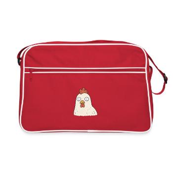 PETITS ACTIVISTES | Poulet - Sac Retro - rouge/blanc - Devant