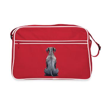 Great Dane - Retro Bag - red/white - Front