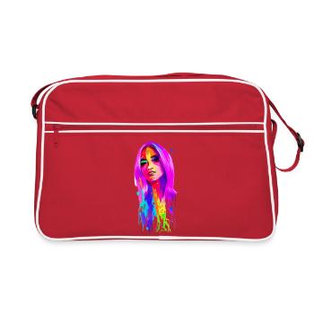 Lady 70's Retro - Retro Bag - red/white - Front