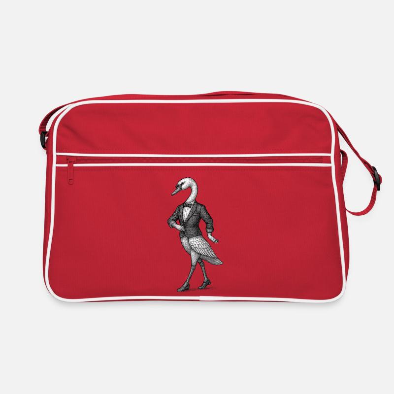 Swan en smoking Sac Retro